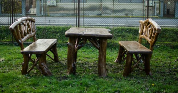 mobilier rustic gradina