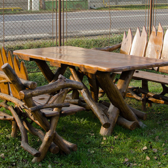 mobilier rustic gradina