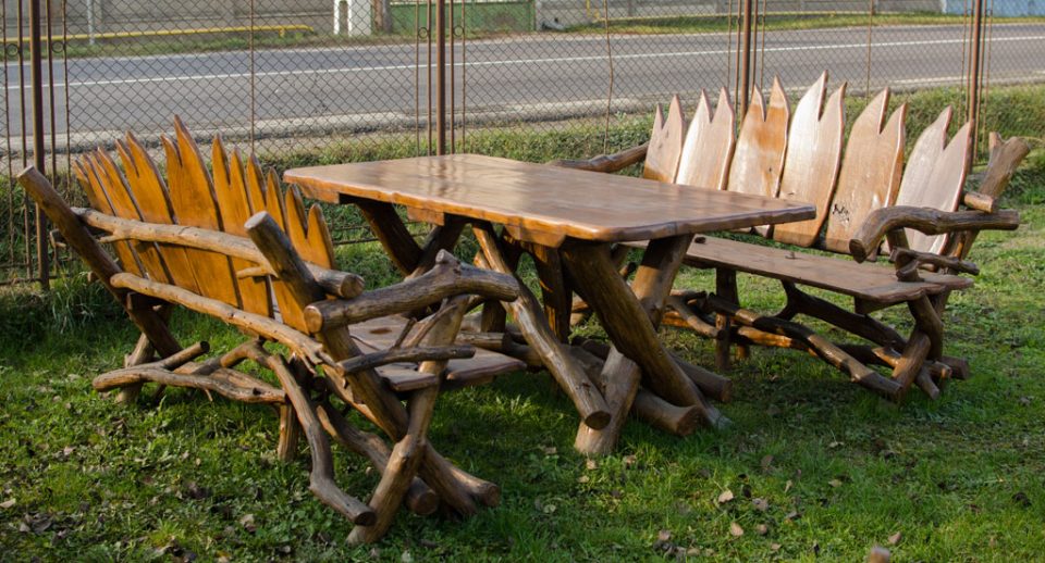 mobilier rustic gradina
