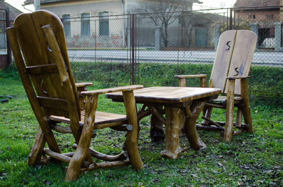 mobilier rustic gradina